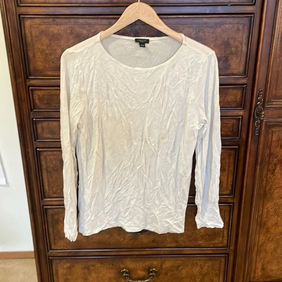 Ann Taylor Factory Tops - NWT Ann Taylor Factory light grey woman’s long sleeve shirt